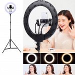 Wholesale 14 inch Selfie Ring Light with 3 Cell Phone Holder, Remote Controller, and 76 inch Tripod Stand for Live Stream, Makeup, YouTube Video, Photography TikTok, & More Compatible with Universal Phone (Black)